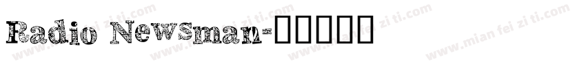 Radio Newsman字体转换